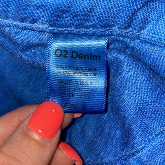 O2 Denim Blue Shorts - Picture 3 of 3